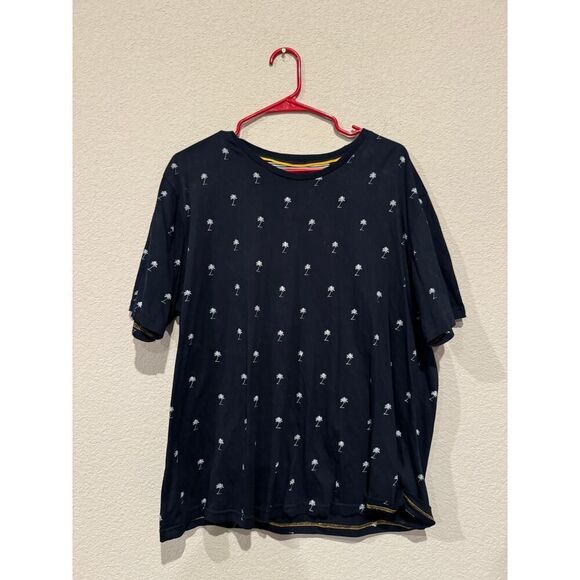 Denim & Flower Men's Crew Neck Slim Fit T-Shirt Size XL Blue - Picture 1 of 4